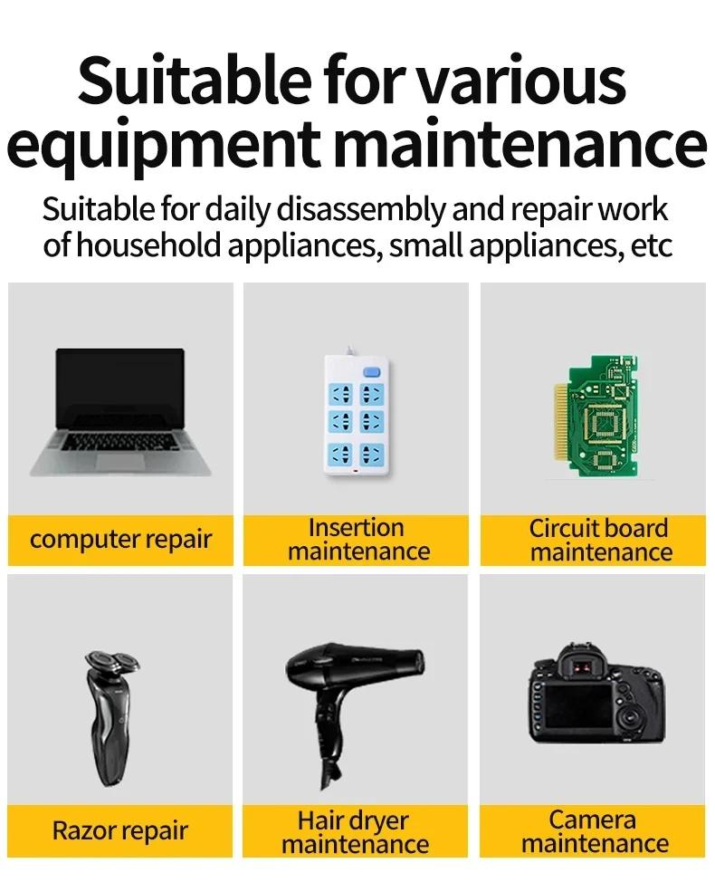 33 in 1 Precision screwdriver set Phillips Torx hexagonal flat head magnetic screwdriver tip for iPhone Ps4 Xbox watch camera