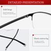 Simple Frame Vintage Reading Glasses Progressive Multifocal Anti-Blue Light Ultra Light Glasses