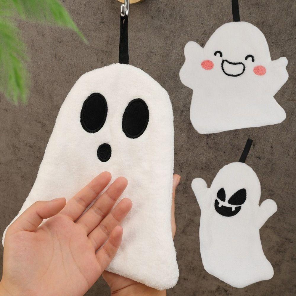 Coral Velvet Halloween Towels Soft Bathroom Wash Facecloth New Hand Towel