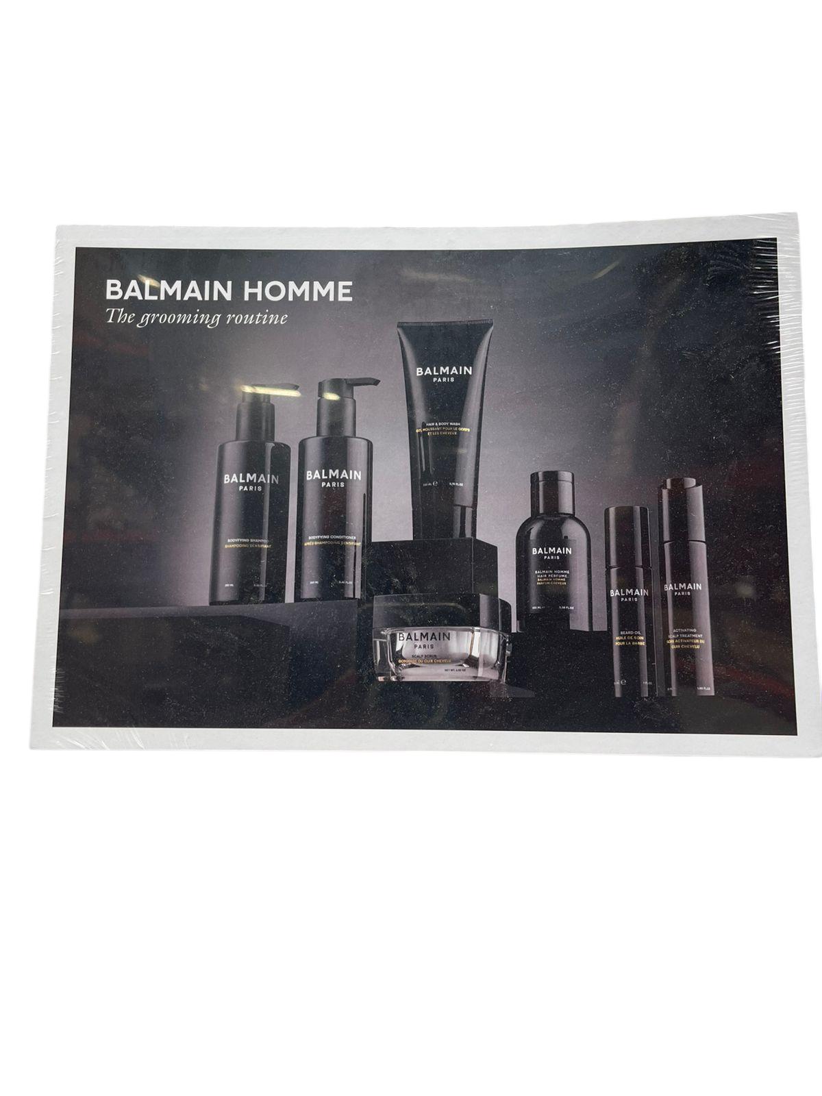 Balmain Professionnel, Herren, Karte, Schwarz & Weiß