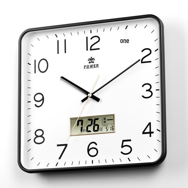 POWER Perpetual Calendar Wall Clock
