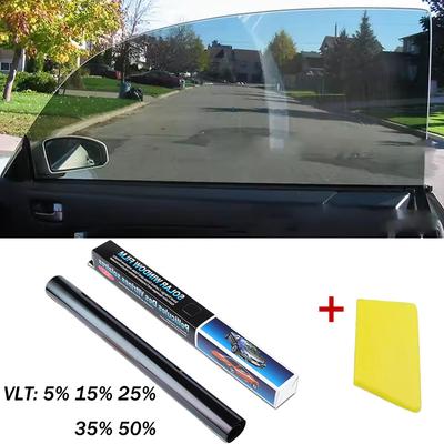 Window Tint Film UV Heat Reflective Home Office Glass Heat Solar UV Protector Sun Shade Film 3Mx50CM VLT Car Body Tint Film