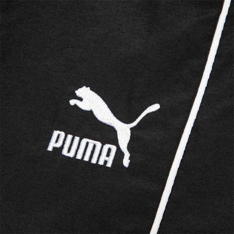 Puma SS23 Archive Series Logo Embroidered Drawstring Cuffed Casual Pants Unisex pants Black 622785-01