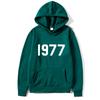 High Street 1977 Printed Couple Hooded Sweater Pullover Trendy Top Couple