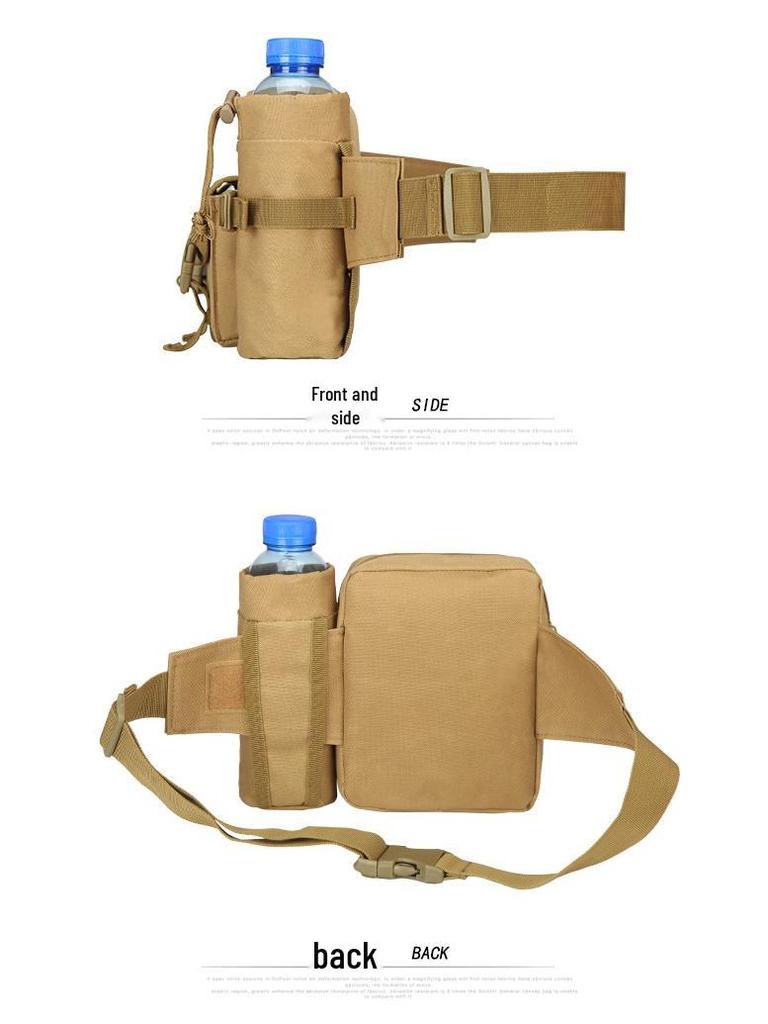 Tactical Waist Bag for Outdoor Sports: Cycling, Travel, Men's & Women's Multi-Use Bag with Water Bottle Holder