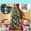 Christmas Snowman Acrylic Hanging Decor With 24 Pieces For Holiday Festivities
