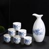 Ceramic Chinese Wine Dispenser, Iron Pot Baijiu Wine Pot, Glass Set