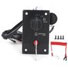 Single Ignition Switch Panel with Key 37100‑96J24 Replacement for Suzuki Outboard Engines