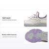 Li Ning Kids Sports Lifestyle Series Mesh Soft Comfortable Fashion Low-Top Casual Shoes Kids Sneaker Champagne-White YKCV088-2
