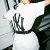 MLB New York Yankees T-Shirts Unisex Rundhals Mittlere gerade Passform 31TS03031-50W