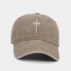 European and American fashion letter embroidery baseball cap men's personality casual soft top cap outdoor sun protection shade sun protection cap