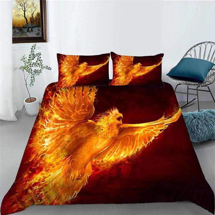 3D Printed Animal Bedding Set King Queen Bed Down Duvet Cover Pillowcase 2/3pc Quick Drying Bed Cover Luxury Cover Home Textile