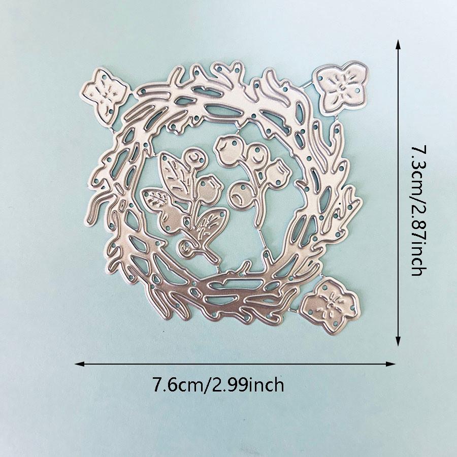 Flower Circle Metal Cutting Dies For DIY Scrapbooking Album Paper Cards Decorative Crafts Embossing Die Cuts