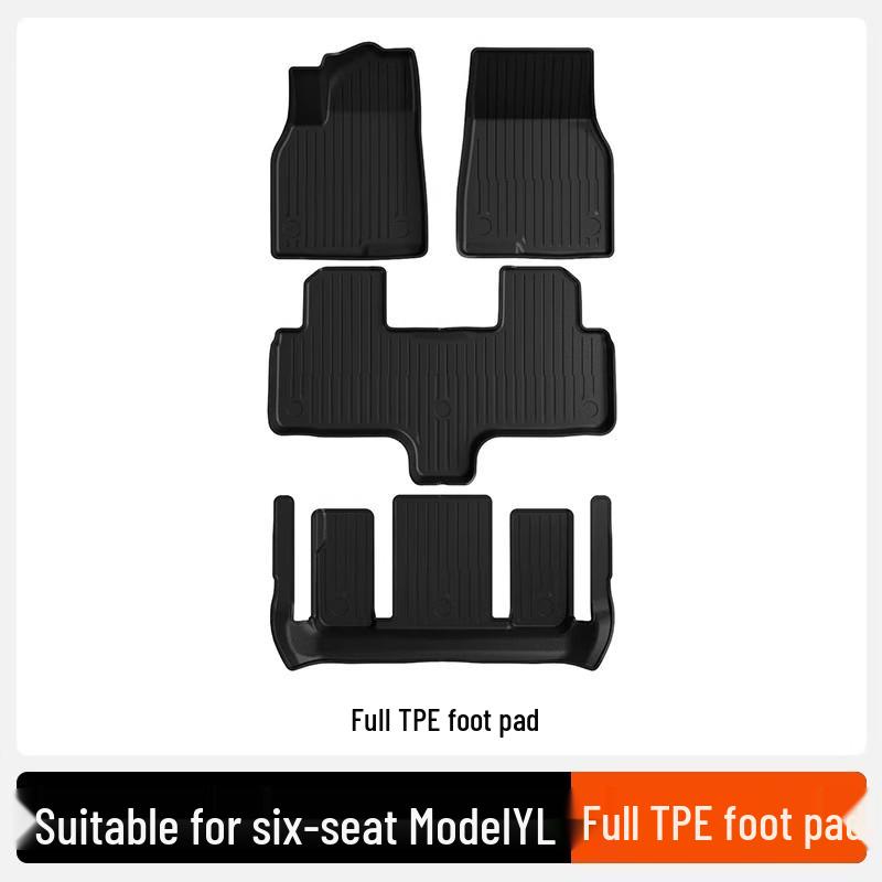Full Coverage Floor Mats for Tesla Refreshed Model Y/YL - TPE Accessories