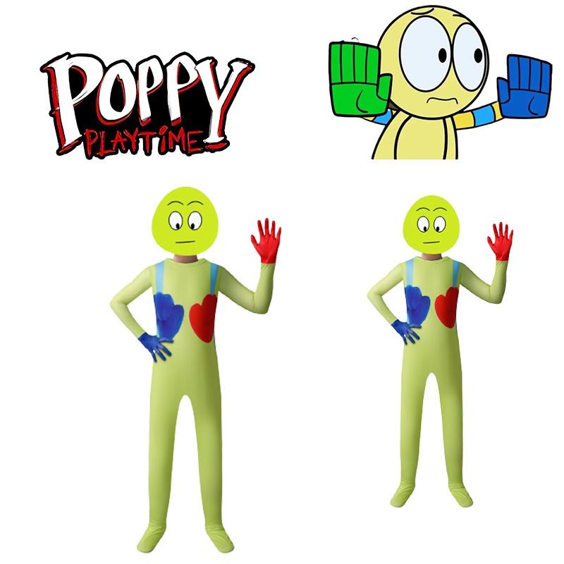 Poppy Kids Playtime The Player Cosplay Costume Jumpsuit Mask Suit Halloween