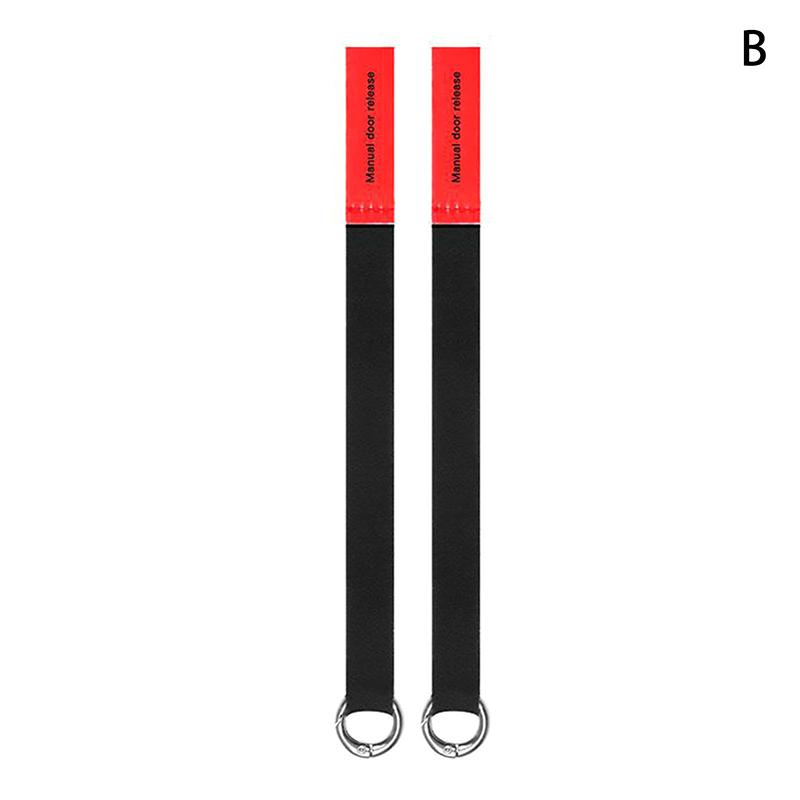 2/4Pcs Car Rear Door Emergency Safety Rope Rear Door Mechanical Switch Emergency Handle For Model 3 Model Y 2022 2023