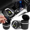 Portable Car Ashtrays with LED Light Cigarette Cigar Ash Cylinder for Chevrolet Cruze Malibu Sail Spark Captiva Equinox Trax AVEO Lova