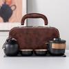 Lu Baoyanhe One Pot Two Cups Ceramic Travel Tea Set Tea Pot Company Business Activities Bank Hotel Souvenir