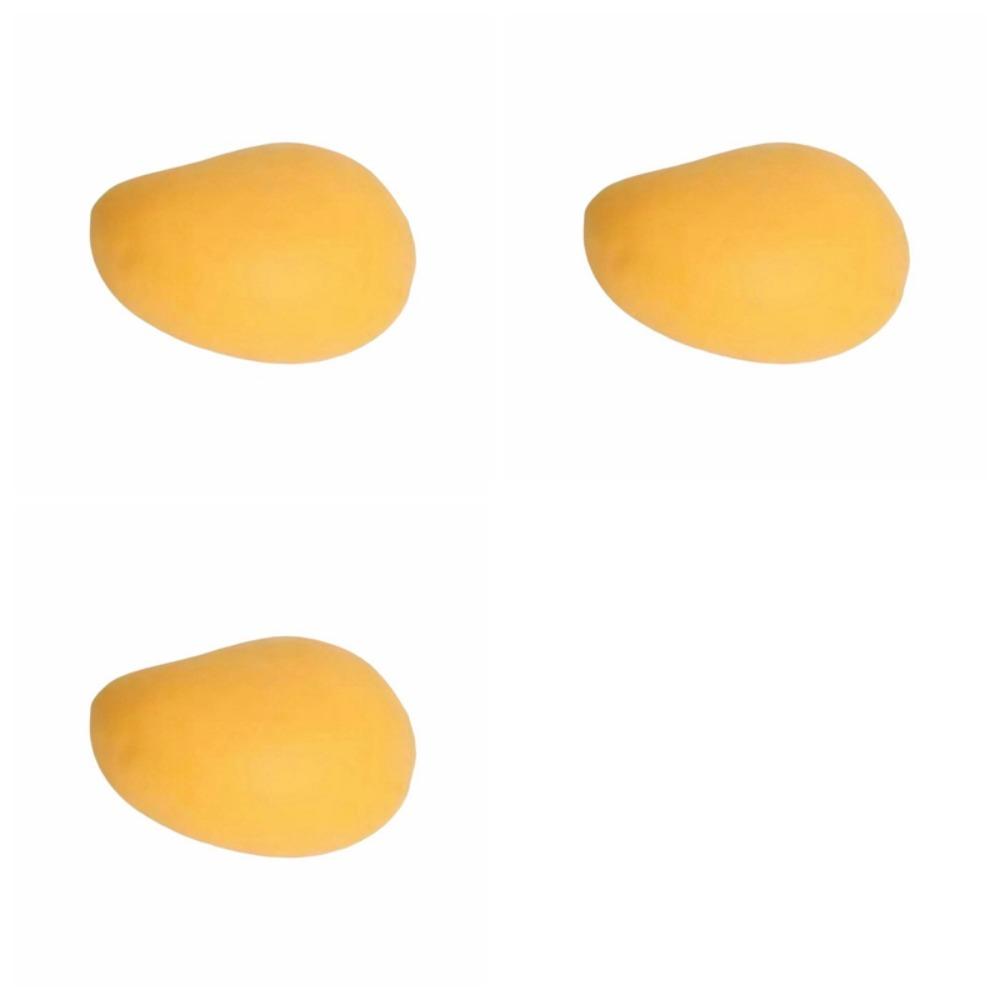 Super Soft Fruit Pinch Fast Rebound Mango Squeeze Model Simulation Fruit Pinch  Children Adult 3PCS