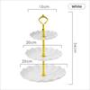 Three-layer Snack Plate Nordic Style Dessert Table Decoration New Cake Tray  for Hotel Living Room