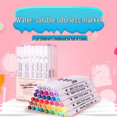 Beliebtes wasserlösliches doppelseitiges Aquarell-Marker-Stifte-Set zum Schreiben und Malen