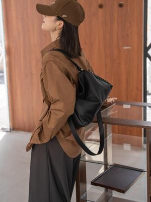 Sac bandoulière et sac à épaule pour femme grande capacité en cuir de vachette véritable - Doux, Luxueux, Porté sous le bras