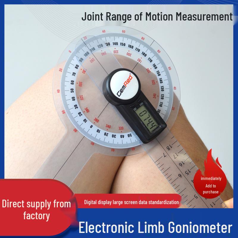 

Гониометр для конечностей для оценки подвижности суставов в реабилитации и ортопедии