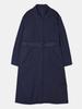 VINCENT NAVY Cotton Shirt Dress_Navy
