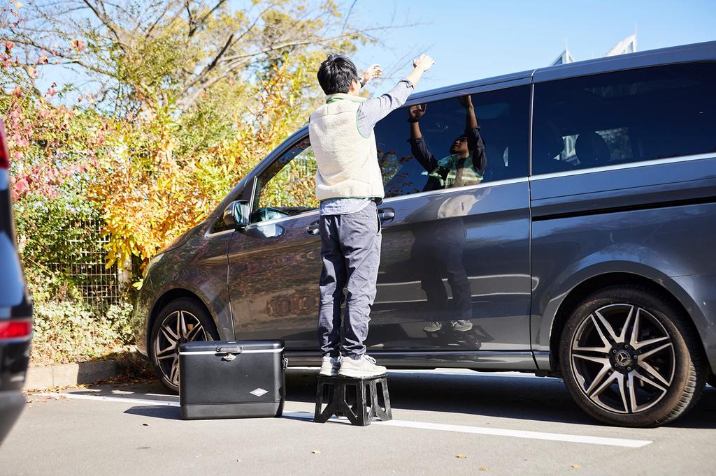 Hasegawa desta Compact Carbon Resin Step Stool, 1 Step, SCF-24 (24cm) (10180), Black