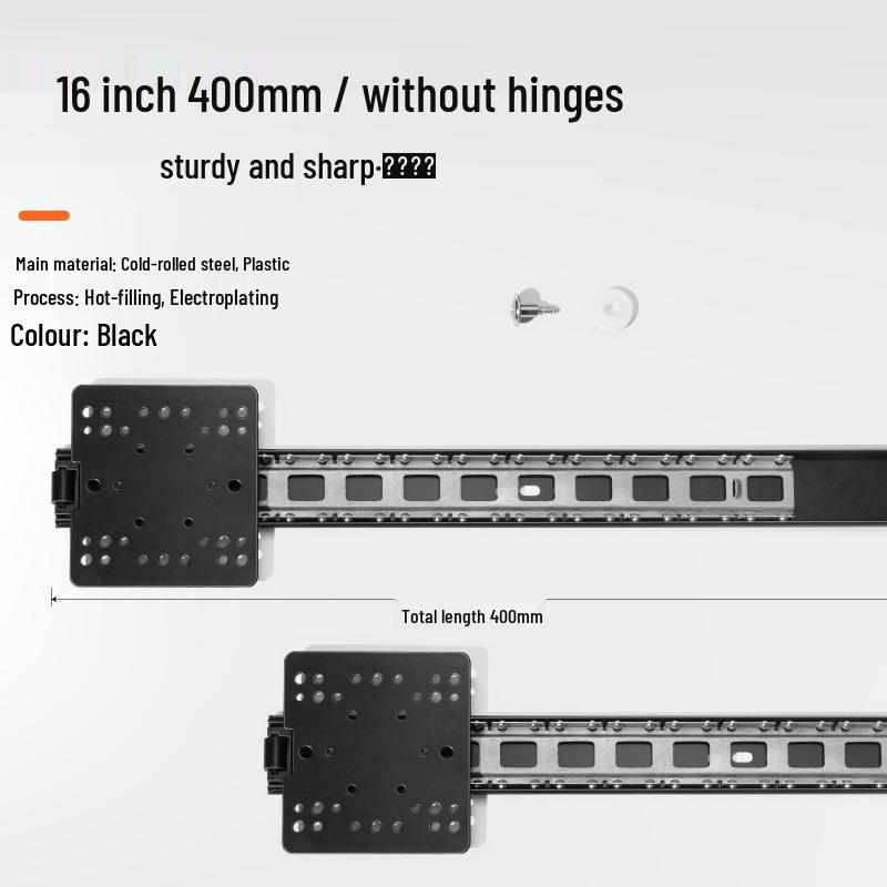 Dobradiça de Trilho Deslizante para Gabinete de Ar Condicionado de Teto com Porta Basculante