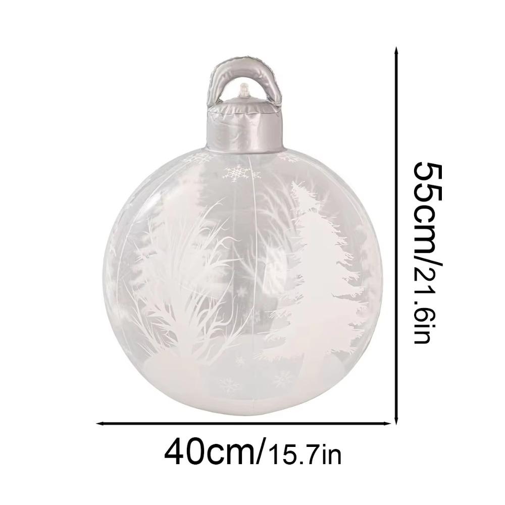 Giant Inflatable Christmas Ball Hanging Ornaments Christmas Balloons Party Supplies