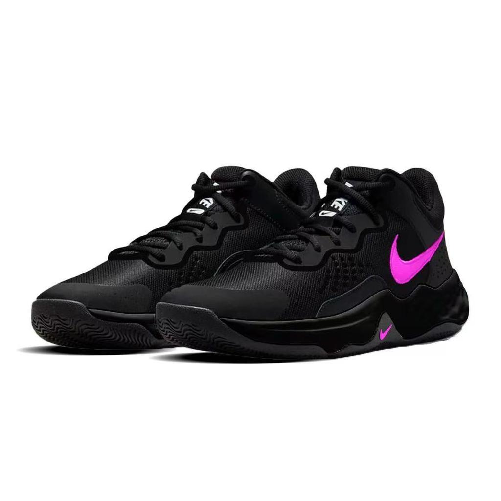 Nike Fly By Mid 3 Abrasion Resistant Mid Top Basketball Shoes Men's Black Pink DD9311-003(team741-)