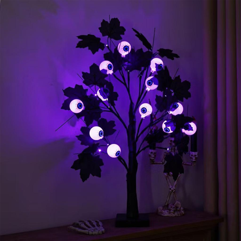 LED Simulation Tree Lights Halloween Creative Room  Festival Decoration Tree Lights