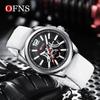 Oufannishi Men's Classic Waterproof Quartz Watch with Bar Index Dial
