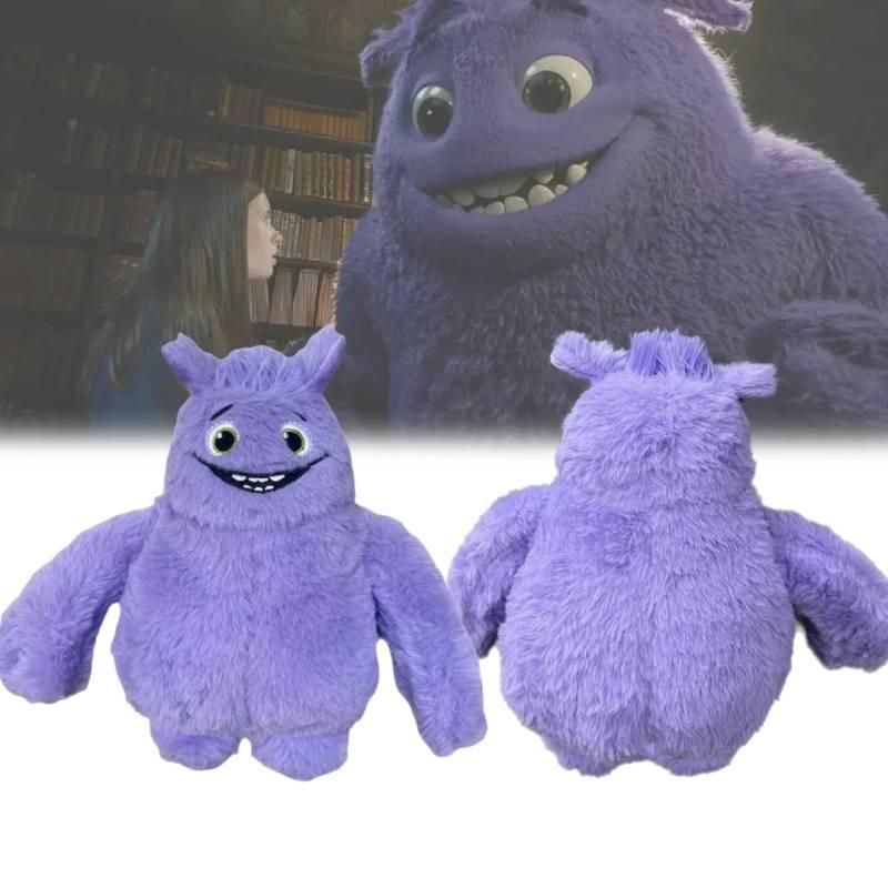 Adorable Purple Long Plush Stuffed Animal Toy Cute Cartoon Doll With Pp Cotton Filling