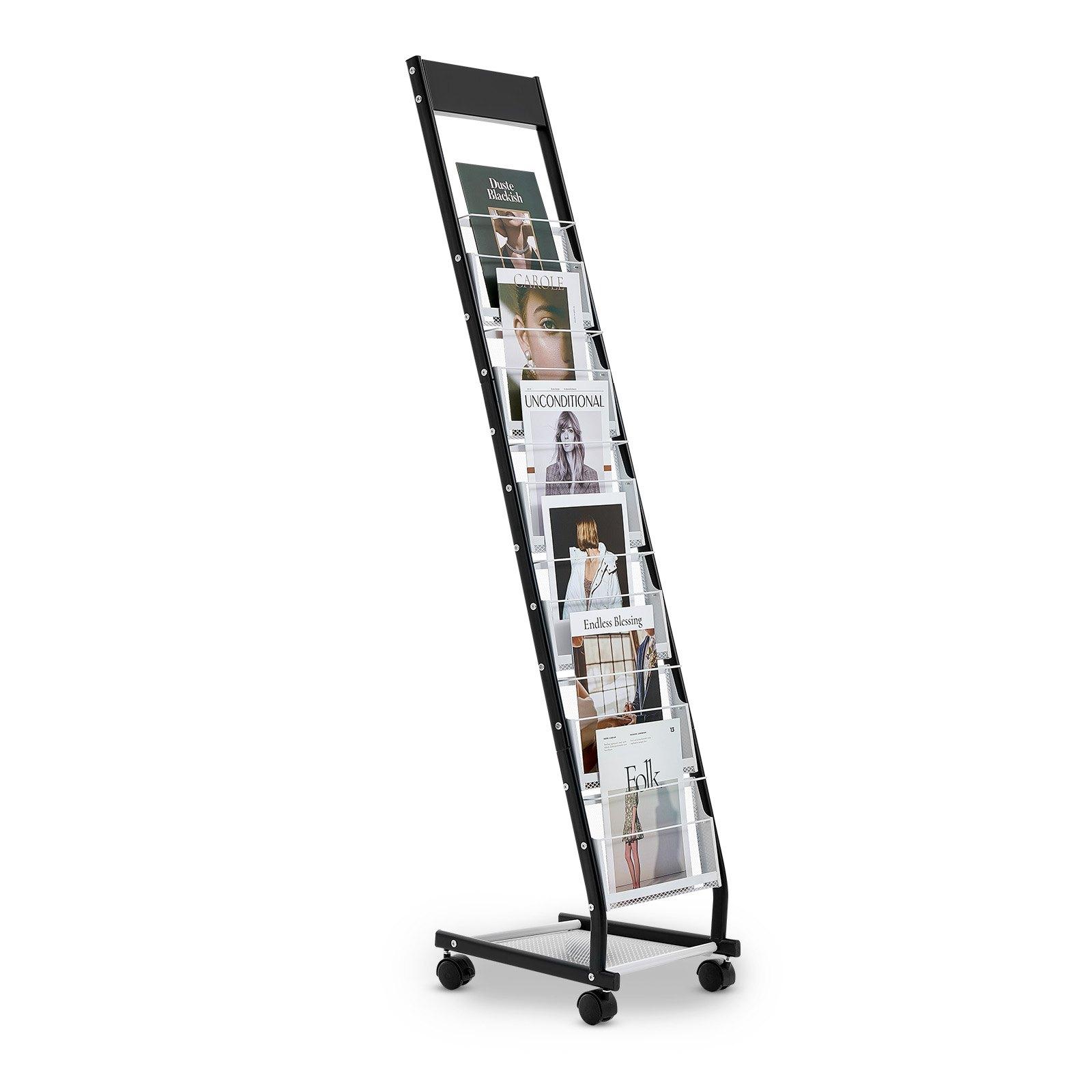 VEVOR Brochure Display Rack, Narrow 6-Tier