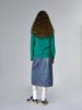 KOOLKITTEN Button Knit Hoodie (Green)
