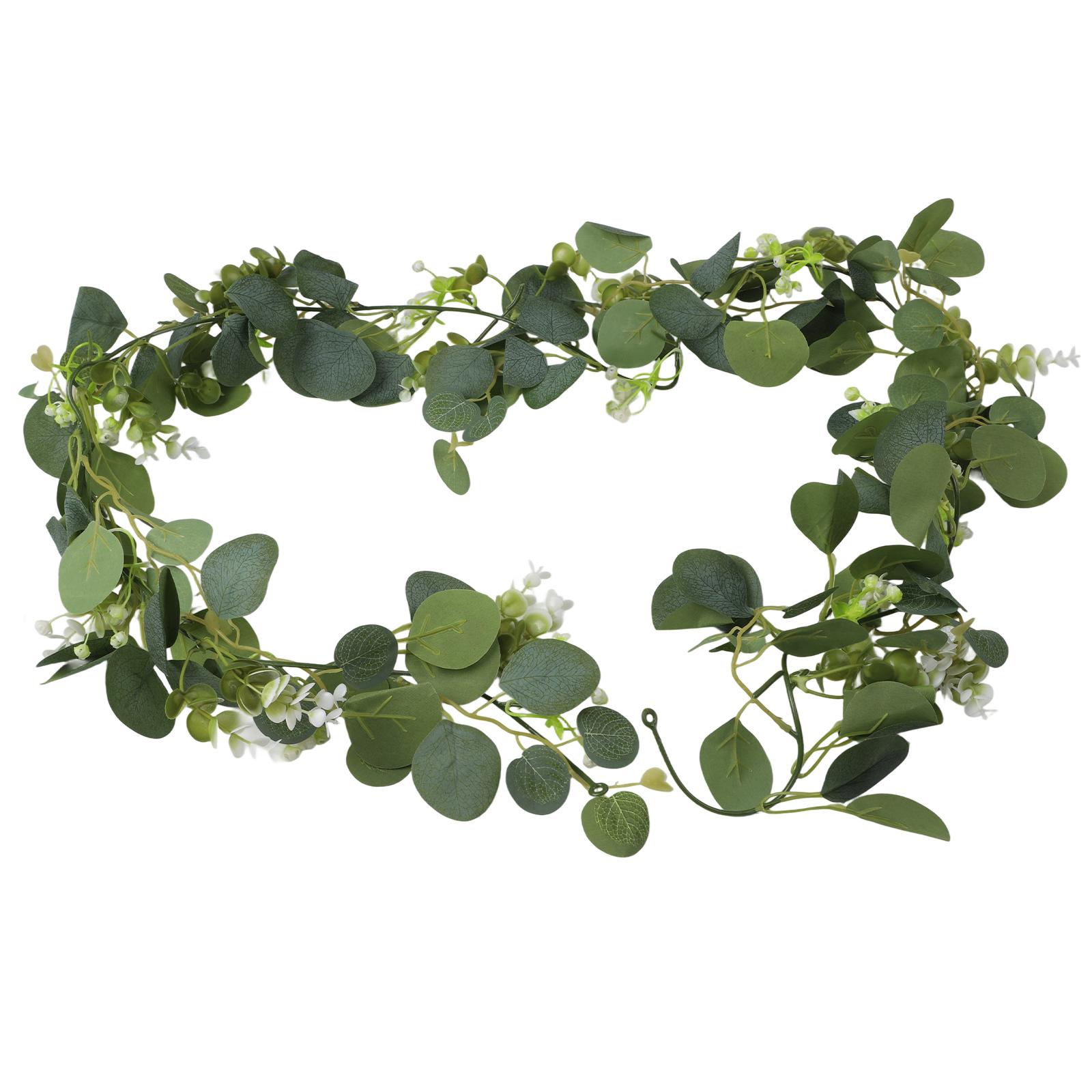 Искусственная гирлянда из эвкалипта, имитация плюща, свадебное украшение, элегантный дизайн B