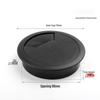 Round Desktop Cable Organizer & Decoration Ring – Cable Hole Cover & Wiring Outlet Seal