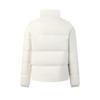 Fila Original Simple Classic Retro Casual Versatile Comfortable Warm Duck Down Loose Fit Puffer Jacket Men Outerwear Steam-White F61M549901FIV