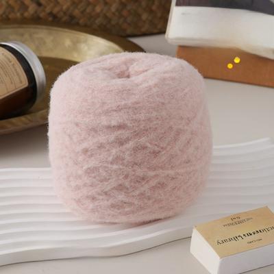 100g New Fluffy Mohair Yarn Solid Color Soft Cotton Yarn Ball DIY Medium Thick Crochet Yarn Scarf Making