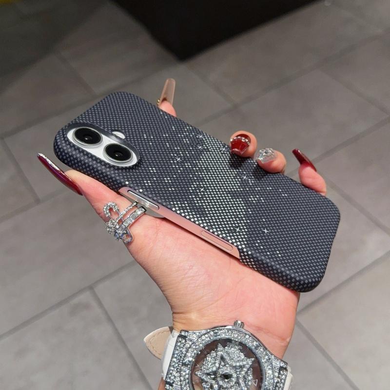 Magnetic Ultra Thin Carbon Fiber Texture Case For iPhone 17 16 15 14 13 12 Pro Max Plus For Magsafe Shockproof Matte Hard Cover