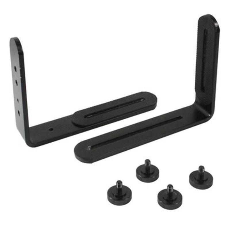 L-Shaped Photography Light Stand & DSLR Camera LED Flash Bracket чёрный