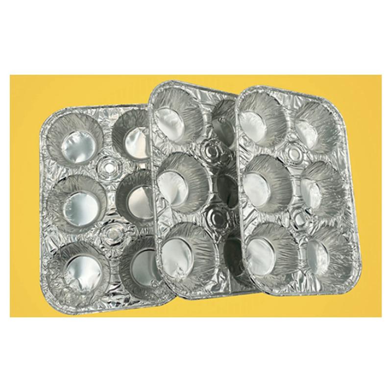 Good-20 Pack 6-Cup Aluminum Muffin Pans Cupcake Aluminum Pans Accessory Parts Favorite Muffin Size For Baking Cupcakes