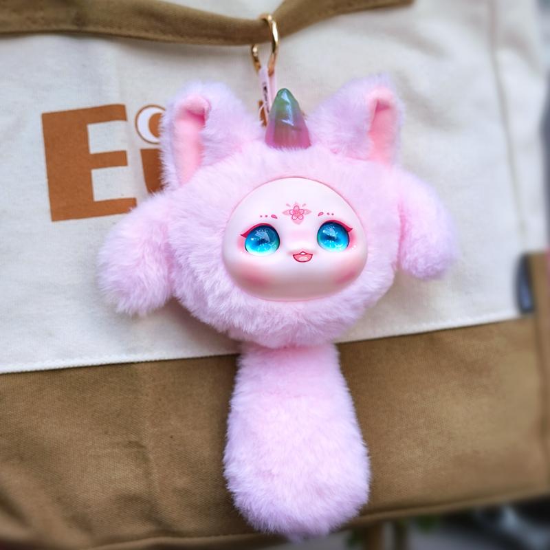 Maytree Lucky Spritrs  Series Exquisite Toy Ornaments Cute Big Tail Doll Backpack Pendant  Surprise Fun Gift