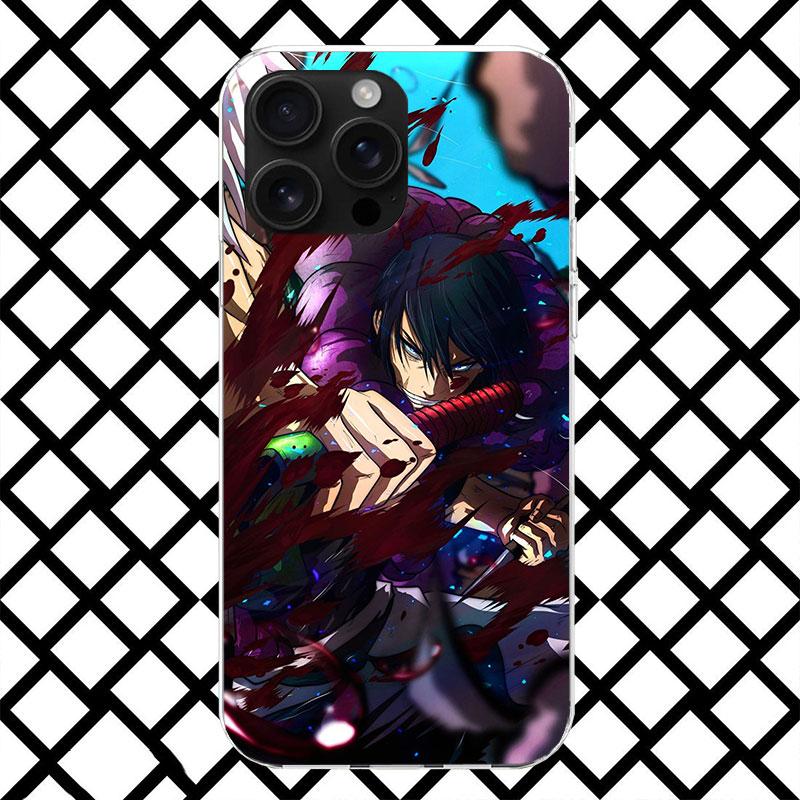Kaisen J-Jujutsu Fushiguro Toji Handyhülle für iPhone 17 Air 16 16E 15 14 Plus 13 Mini 12 11 Pro Max 7 8 + SE 2020 Weiche Hülle Fu