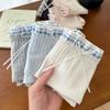 Ladies Spring and Autumn New Sweet Lace 10A Antibacterial Extended Crotch Waist Triangle Briefs