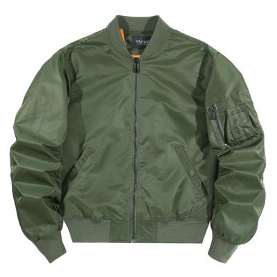 Jaqueta Tough Guy Outono e Inverno Jaqueta Bomber Jaqueta de Voo Masculina
