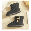 Warm Winter Booties for Women Men Slipper Booties Plush Indoor Outdoor