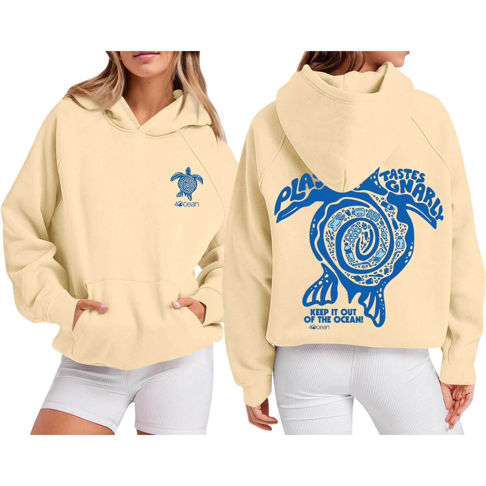 

Женская толстовка с цветными блоками, повседневная удобная свободная легкая женская толстовка с длинным рукавом и круглым вырезом L бежевый